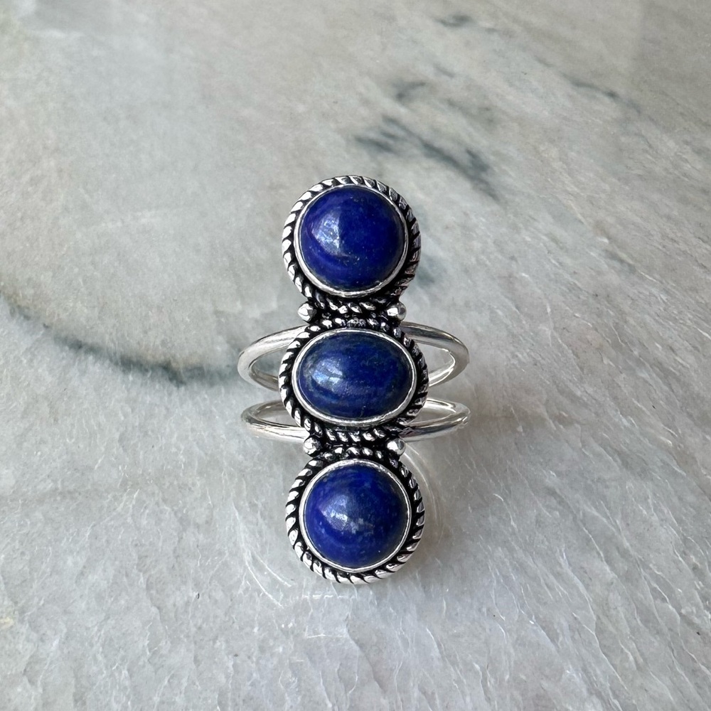 NWOT Sundance In the Midnight Hour Ring, Lapis Lazuli, Sterling Silver